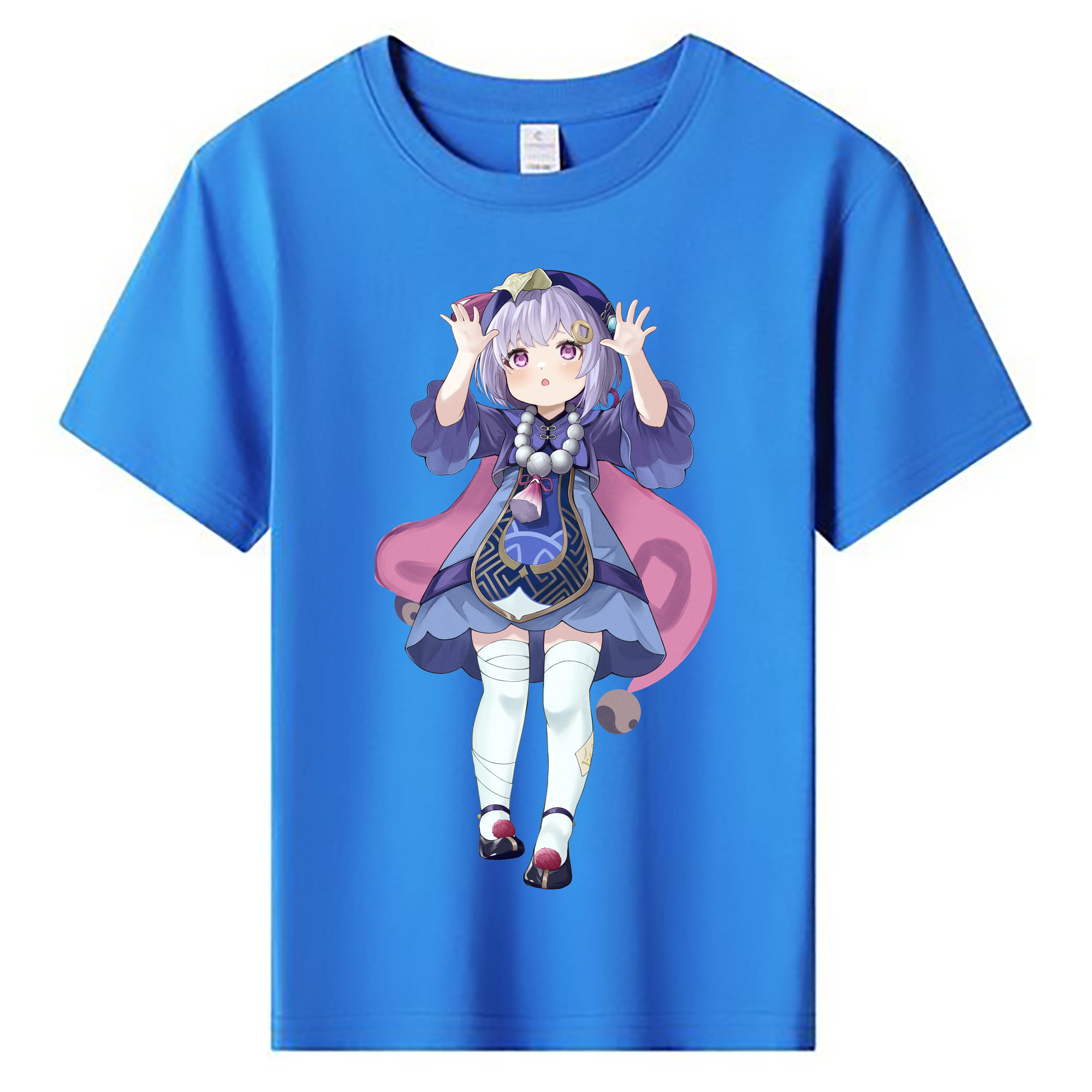 げんし神 七七 なな  genshin Nana 綿100％キッズTシャツ（フロントプリント）